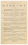 ROGERS, ROBERT. A Concise Account of North America.